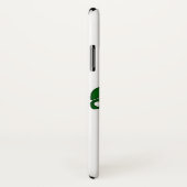 Grüne Honu-Meeresschildkröte auf Weiß Case-Mate iPhone Hülle (Hinten/Rechts)