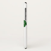 Grüne Honu-Meeresschildkröte auf Weiß Case-Mate iPhone Hülle (Hinten/Links)