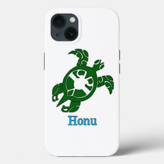Grüne Honu-Meeresschildkröte auf Weiß Case-Mate iPhone Hülle