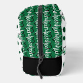 Grüne Hörer, Pom Poms, Megaphone Muster Waschbeutel (Rechts)