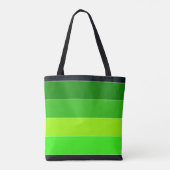 Grüne, horizontale Streifen Tasche (Rückseite)