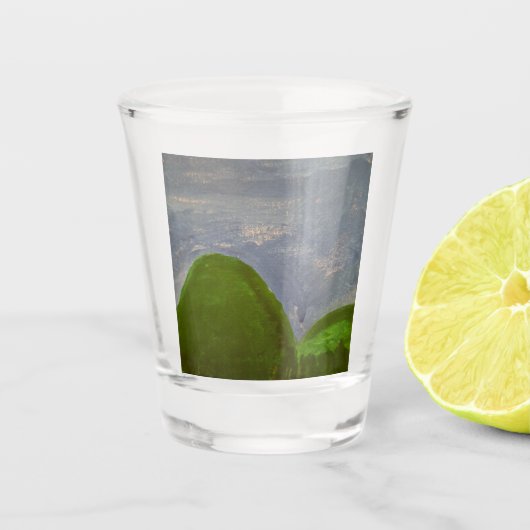 Grüne Hügel Glas (Vorderseite)
