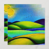 Grüne Hügel Landschaft (Vorne/Hinten)