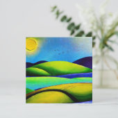 Grüne Hügel Landschaft (Stehend Vorderseite)