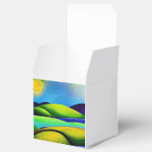 Grüne Hügel Landschaft Geschenkschachtel (Geöffnet)