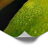 Grüne Hügel Landschaft Poster (Ecke)