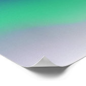 Grüne Hügel Poster (Ecke)