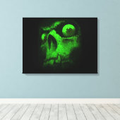 Grüne Hülle Leinwanddruck (Insitu (Holzboden))