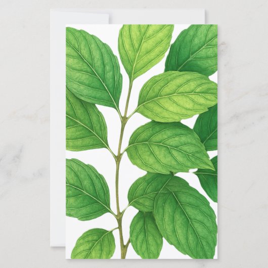 Grüne Hummingbird Leafy Botanische Hochzeit an der (Rückseite)