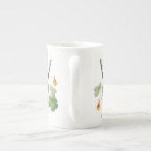 Grüne Hummingvögel und Nasturtium Porzellantasse (Rückseite)