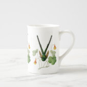 Grüne Hummingvögel und Nasturtium Porzellantasse (Rechts)