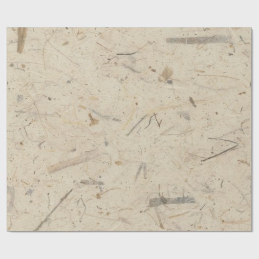 Grüne Hütte, cremig, naturbelassen Geschenkpapier (Flach)