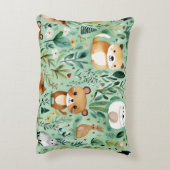 Grüne Hütte im Zentrum der Blumenlandschaft Dekokissen (Rückseite(Vertikal))