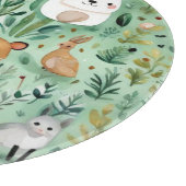 Grüne Hütte im Zentrum der Blumenlandschaft Schneidebrett (Ecke)