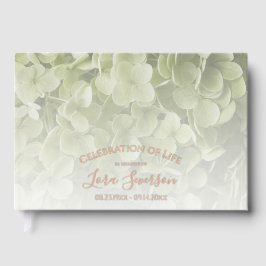 Grüne Hydrangea-Feier zum Gedenken an das Leben Gästebuch
