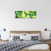 Grüne Hydrangea Leinwanddruck (Insitu (Schlafzimmer))