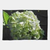 Grüne Hydrangeas-Blume Küchentuch (Horizontal)