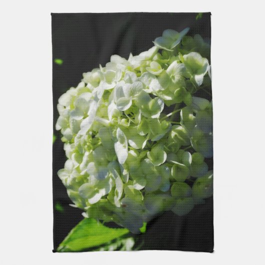 Grüne Hydrangeas-Blume Küchentuch (Vertikal)