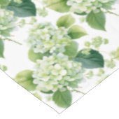 Grüne Hydrangeas Tischdecke (Schrägansicht)