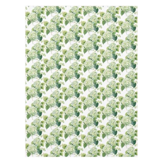 Grüne Hydrangeas Tischdecke (Vorderseite)