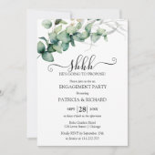 Grüne I GRILLEN Engagement Partei Einladung (Vorderseite)