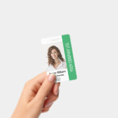 Grüne ID des Fotos "Großer Mitarbeiter" für Untern Ausweis (Handheld)