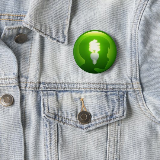 Grüne Idee Button (Beispiel)