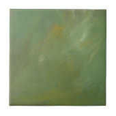 Grüne Imitate mit Pinselform beenden Fliese (Vorderseite)