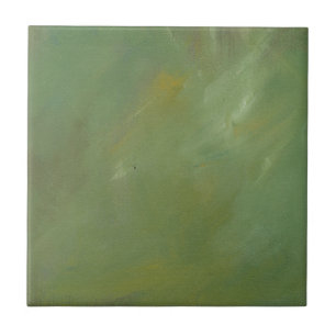 Grüne Imitate mit Pinselform beenden Fliese