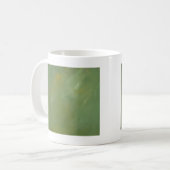 Grüne Imitate mit Pinselform beenden Kaffeetasse (Vorderseite Links)