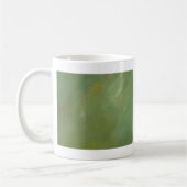 Grüne Imitate mit Pinselform beenden Kaffeetasse (Links)