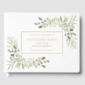 Grüne in der Gedächtnisfeier Gästebuch (Vorderseite)