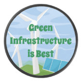 Grüne Infrastruktur ist die beste Eishockey Puck (Vorderseite)
