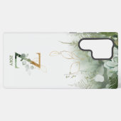 Grüne Initiale Z Case-Mate Samsung Galaxy Hülle (Rückseite (Horizontal))