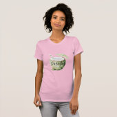 Grüne Insel Kokosparadies T-Shirt (Vorne ganz)
