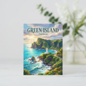 Grüne Insel Taiwan Postkarte (Stehend Vorderseite)