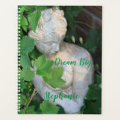 Grüne Inspiration Naturgarten Frauenstatue Planer (Vorderseite)