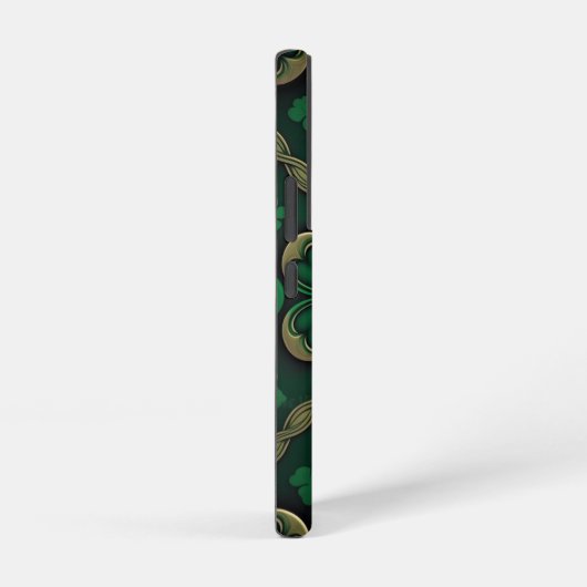 GRÜNE IRISCHE KELLTISCHE KLEEBLATT SAMSUNG GALAXY HÜLLE (Rechte Seite)