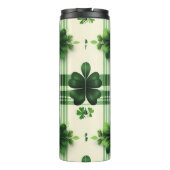 GRÜNE IRISCHE KELLTISCHE KLEEBLATT THERMOSBECHER (Rückseite)
