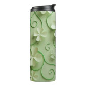 GRÜNE IRISCHE KELLTISCHE KLEEBLATT THERMOSBECHER (Nach links gedreht)