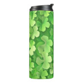 GRÜNE IRISCHE KELLTISCHE KLEEBLATT THERMOSBECHER (Nach links gedreht)