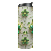 GRÜNE IRISCHE KELLTISCHE KLEEBLATT THERMOSBECHER (Nach links gedreht)