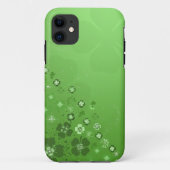Grüne irische Kleeblätter Case-Mate iPhone Hülle (Rückseite)