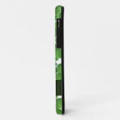 Grüne irische Kleeblätter personalisiert Case-Mate iPhone Hülle (Hinten/Links)
