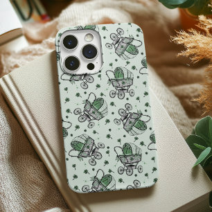 Grüne irische Vintage Babytragebärmutter iPhone 16 Pro Hülle
