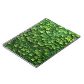 GRÜNE IRISH CELTIC CLOVER KLEEBLATTS NOTIZBLOCK (Linke Seite)