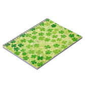 GRÜNE IRISH CELTIC CLOVER KLEEBLATTS NOTIZBLOCK (Linke Seite)