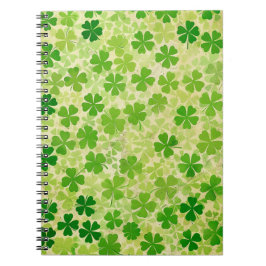 GRÜNE IRISH CELTIC CLOVER KLEEBLATTS NOTIZBLOCK