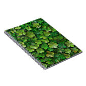 GRÜNE IRISH CELTIC CLOVER KLEEBLATTS NOTIZBLOCK (Rechte Seite)