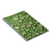 GRÜNE IRISH CELTIC CLOVER KLEEBLATTS NOTIZBLOCK (Rechte Seite)
